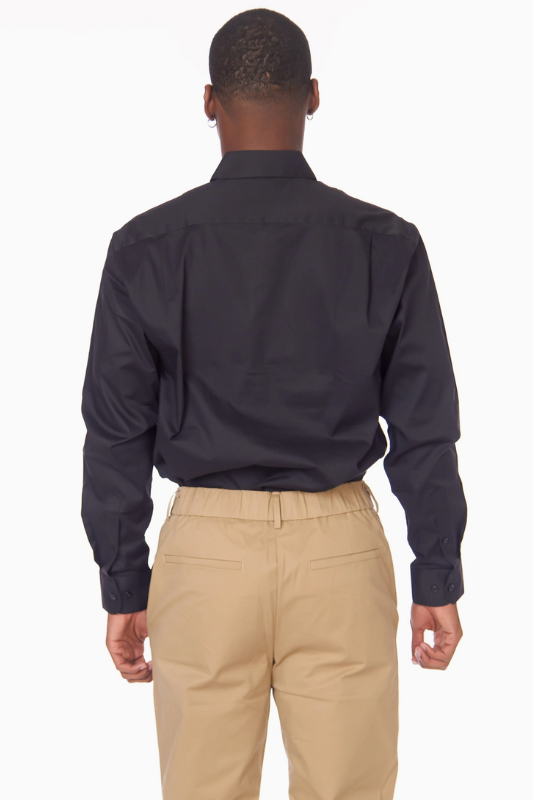 Dan Solid Longsleeve - Black