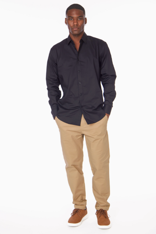 Dan Solid Longsleeve - Black