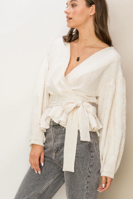 Dreaming of You Blouse - Cream<br>***Last One***