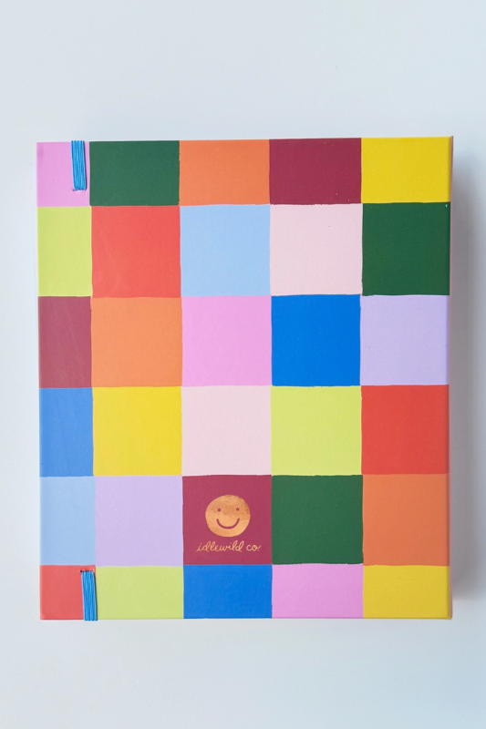 Rainbow Check Undated Planner