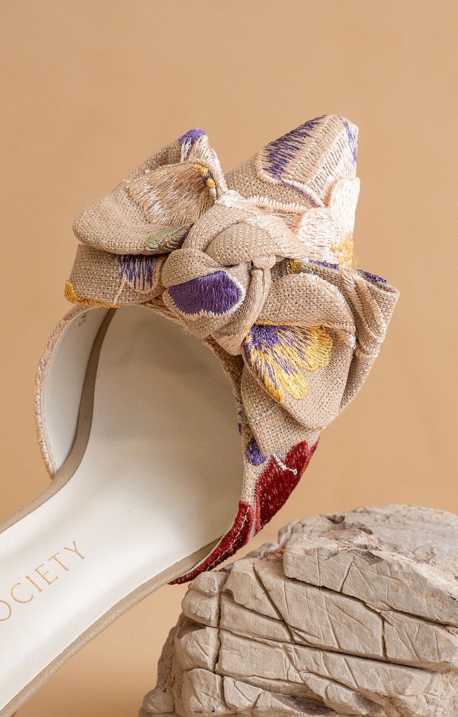 Floral Jane Kitten Heel