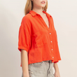Load image into Gallery viewer, Joelle Button-Up - RED
