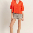 Load image into Gallery viewer, Joelle Button-Up - RED
