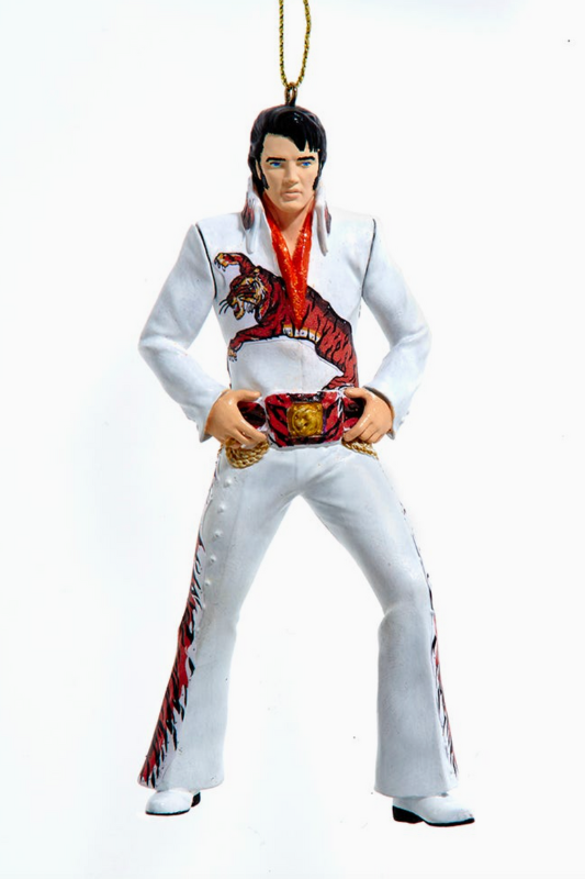 Tiger Suit Elvis Ornament