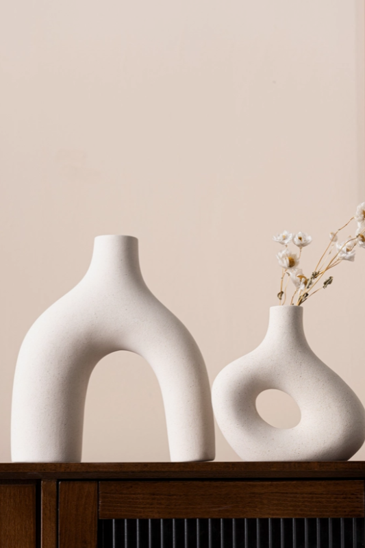 Off White Nordic Vase