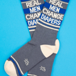 Load image into Gallery viewer, Real Men Change Diapers Socks
