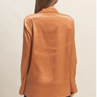 Load image into Gallery viewer, Satin Affair Blazer - Brown
