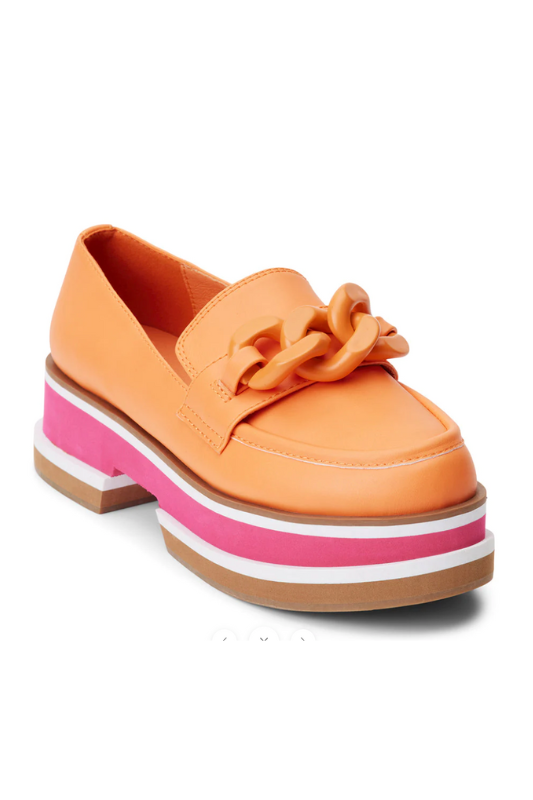 Madison Loafer - Orange Sorbet