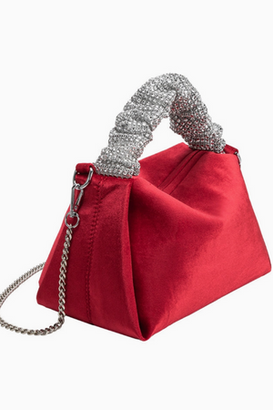 Estela Velvet Handle Bag