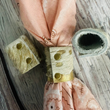 Load image into Gallery viewer, Gold Metallic Bandana Slide
