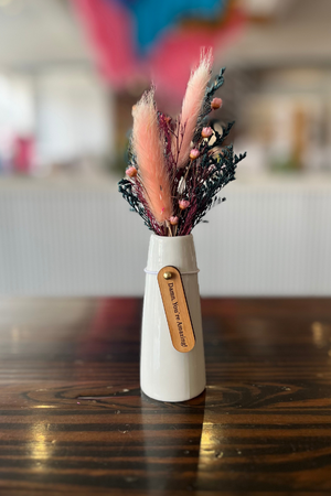 Mini Dried Floral Vase