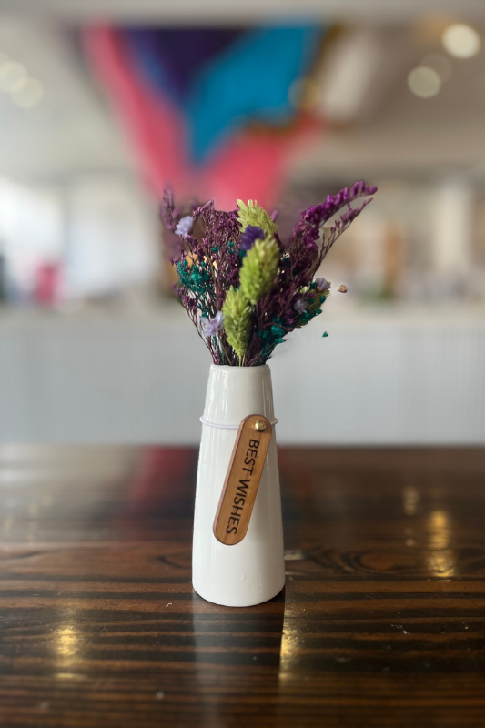 Mini Dried Floral Vase