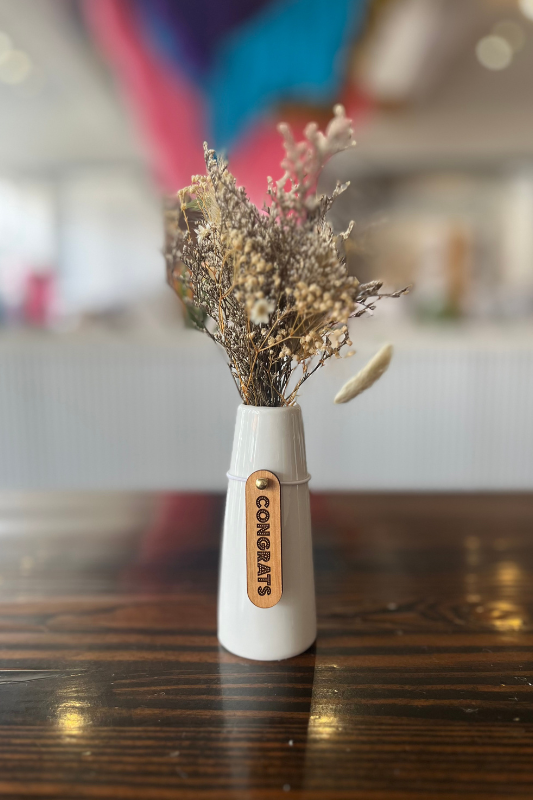 Mini Dried Floral Vase