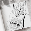 Load image into Gallery viewer, Love in Bloom: A Romantic Adult Coloring Book
