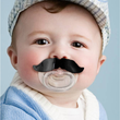 Load image into Gallery viewer, Chill Baby Pacifier Mustache
