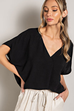 Mona Top PLUS - Black<BR>***Last One***