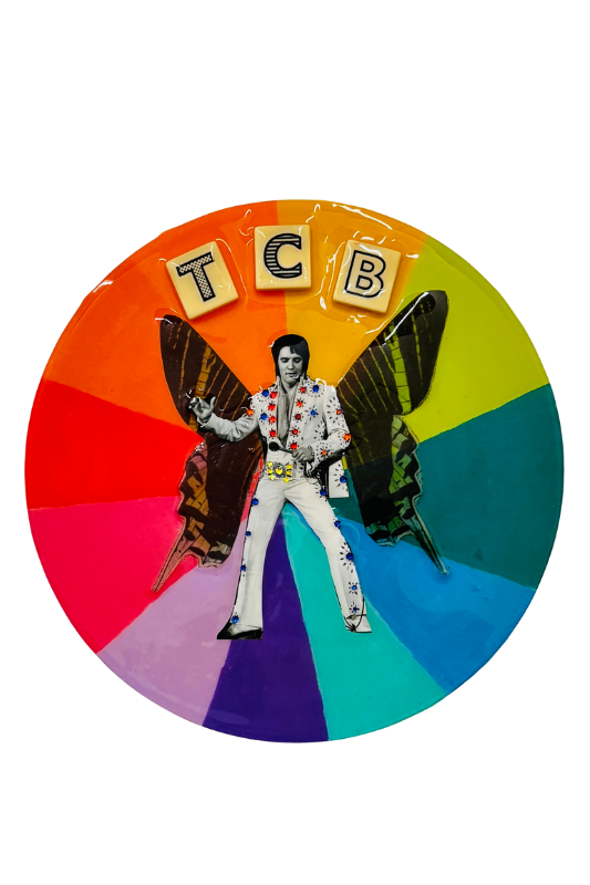 Elvis TCB Disc Art