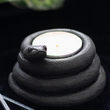 Load image into Gallery viewer, Black Snake Votive Holder
