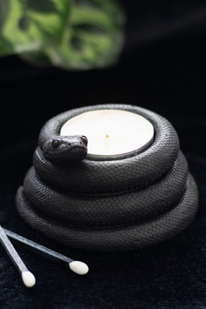Black Snake Votive Holder