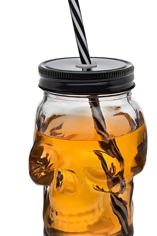 Skull Glass Mug