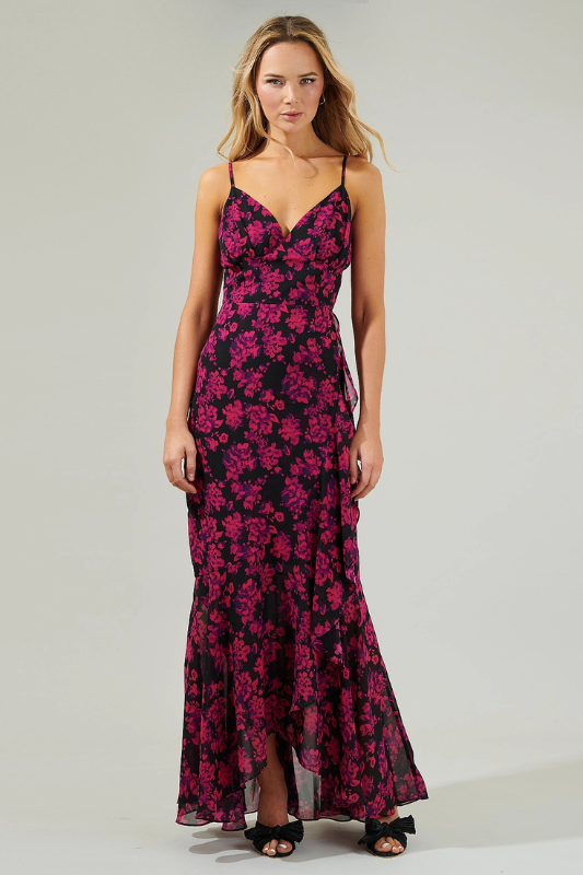 Doris Ruffle Maxi Dress