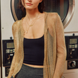 Load image into Gallery viewer, Mazzy Cardigan - Gold
