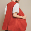 Load image into Gallery viewer, Flint Suede Vest - Rust
