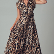 Load image into Gallery viewer, Drita Leopard Midi Dress
