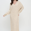Load image into Gallery viewer, Heather Sweater Dress - Oatmeal
