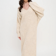 Load image into Gallery viewer, Heather Sweater Dress - Oatmeal
