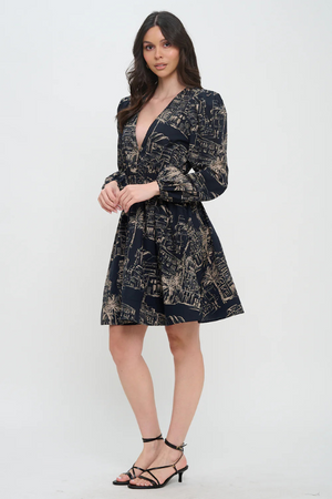 Santorini Midnight Dress
