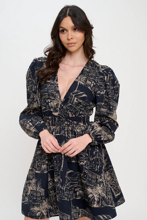 Santorini Midnight Dress
