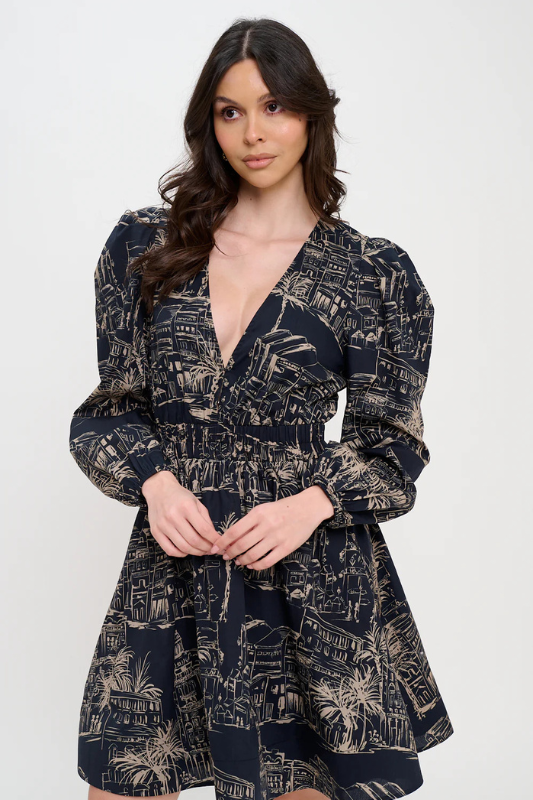 Santorini Midnight Dress