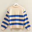 Load image into Gallery viewer, Dakota Striped Sweater - Cobalt
