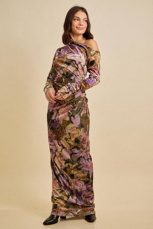 Giselle Velvet Dress