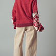 Load image into Gallery viewer, Tylen Embroidered Sweater - Red

