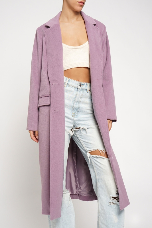Sutton Wool Coat Lavender