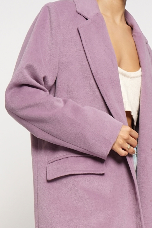 Sutton Wool Coat Lavender