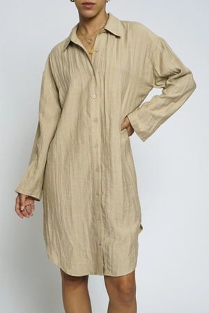 Cecilia Shirt Dress Olive