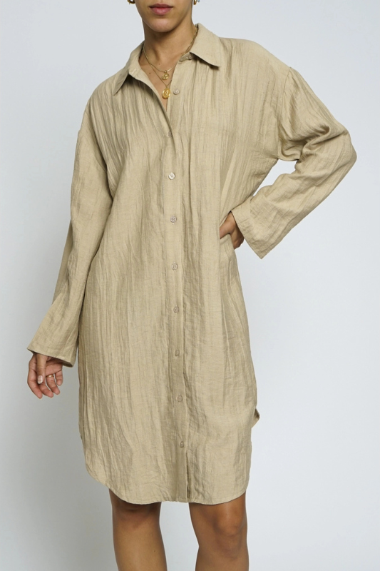 Cecilia Shirt Dress Olive