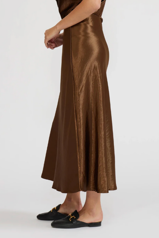 Flawless Satin Maxi Skirt