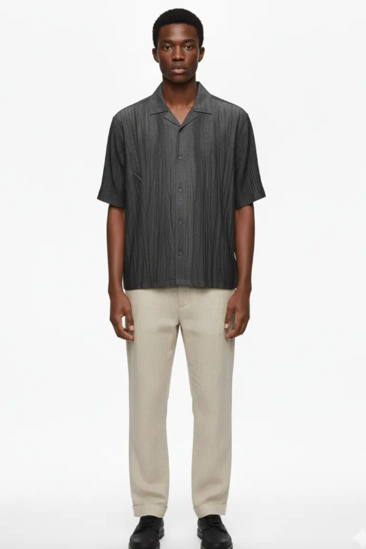 Dessi Collar Shirt - Black