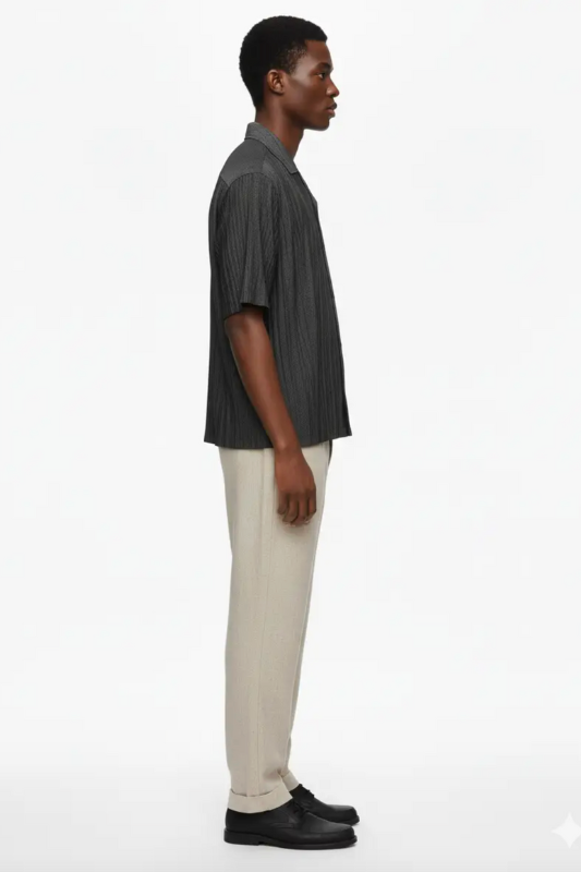 Dessi Collar Shirt - Black