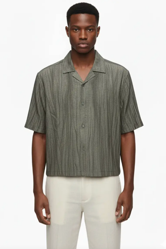 Dessi Collar Shirt - Olive