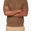 Load image into Gallery viewer, Jamie Knit Polo - Brown
