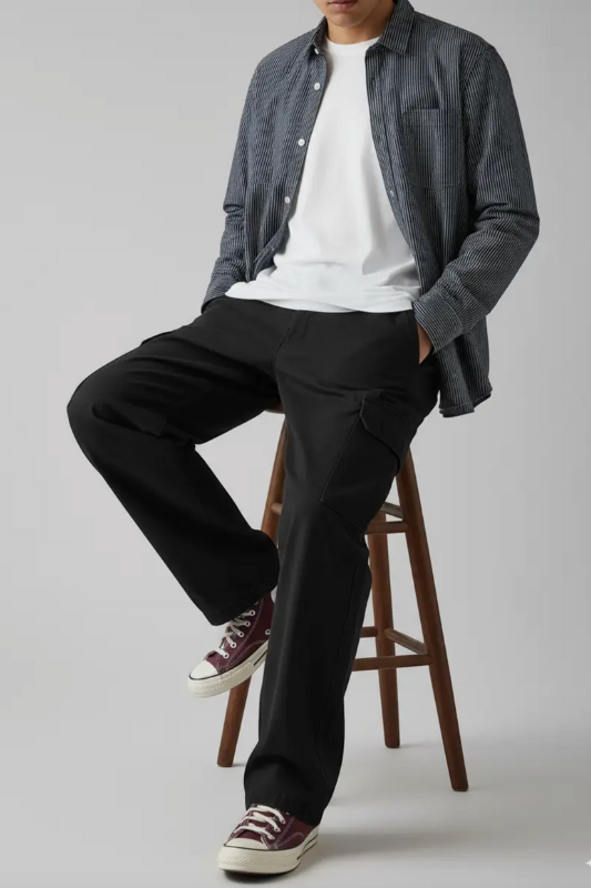 Arnold Cargo Pant - Black