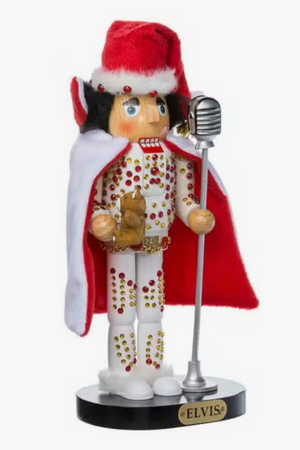 Elvis with Teddy Bear Nutcracker