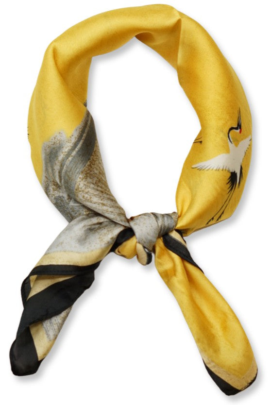 Gold Crane Neckerchief