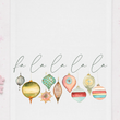 Load image into Gallery viewer, Fa La La La La Vintage Ornament Tea Towel
