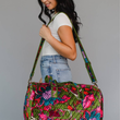 Load image into Gallery viewer, Floral Quilted Weekender
